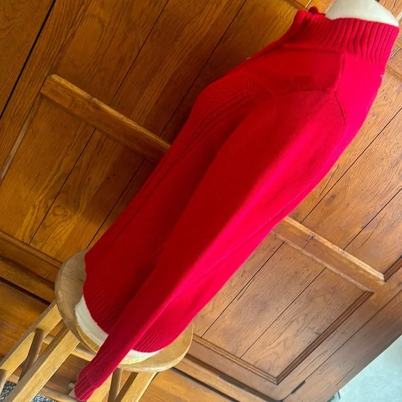 CHRISTOPHER & BANKS❤️Red CARDIGAN Full Zipper❄️VERY GOOD CONDITION Women’s SMALL - Picture 3 of 9